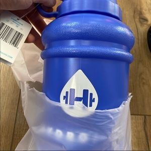 Indigo hydrojug/marble sleeve/straw all new